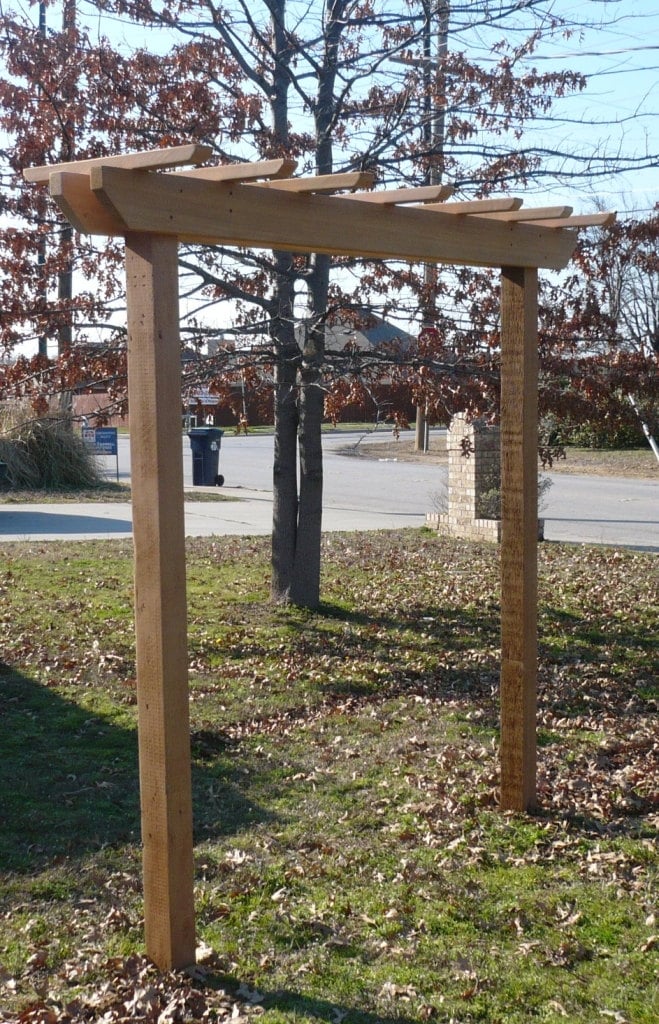 Cedar Entry 4x4 Post Pergola Garden Arbor