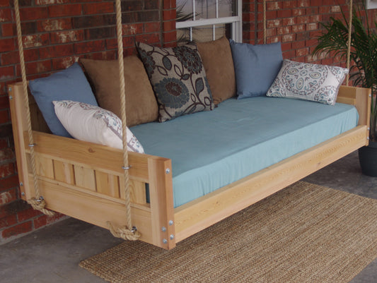 Threeman Products Cedar Country Style Daybed Swing