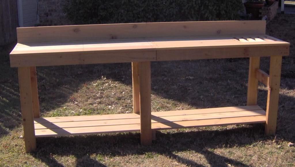 Threeman Products Cedar Large 8 Foot Potting Bench